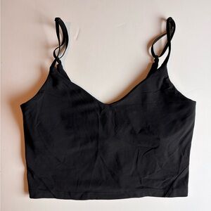 Lululemon Align Black Cropped Cami Tank Top
